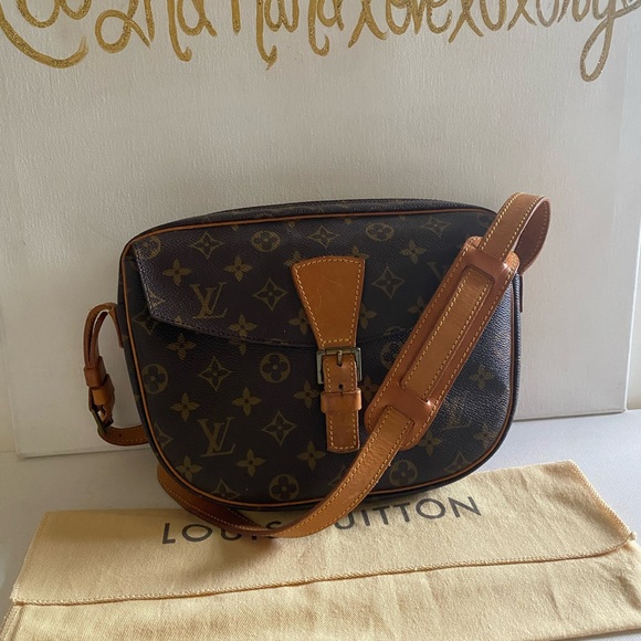 AUTHENTIC LOUIS VUITTON MONOGRAM GENEFEUILLE POCHETTE SHOULDER BAG - Picture 2 of 11